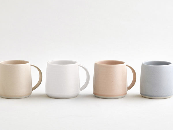 Blush Ripple Mug | Kinto Ceramic Matcha Mug