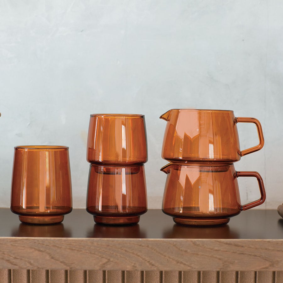 KINTO SEPIA TUMBLER 370ML / 12OZ AMBER 1