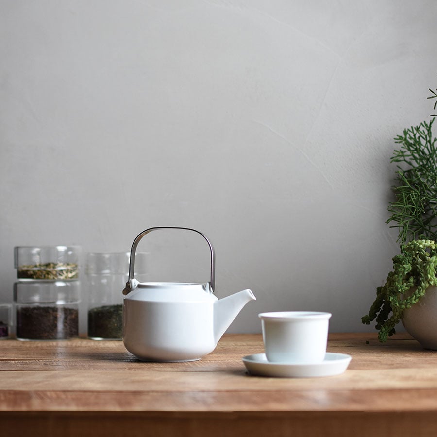KINTO LT CUP & SAUCER 160ML / 5OZ  WHITE 1