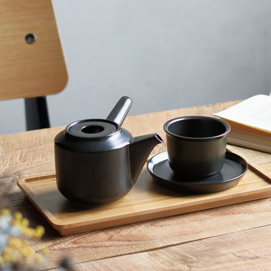 KINTO LT KYUSU TEAPOT 300ML / 10OZ  BLACK 5