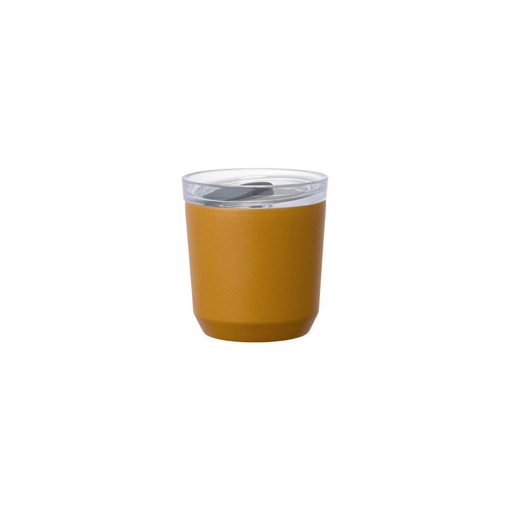 KINTO TO GO TUMBLER 240ML / 8OZ WITH PLUG  COYOTE 5