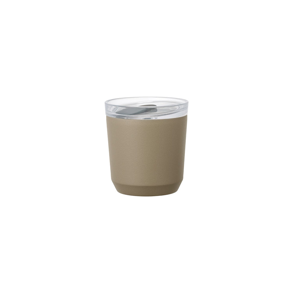 KINTO TO GO TUMBLER 240ML / 8OZ WITH PLUG  KHAKI 6