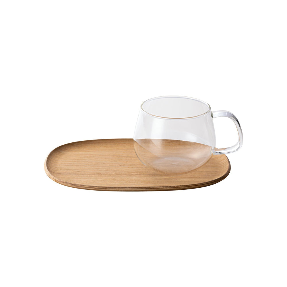 KINTO UNITEA CUP & TRAY 210MM WILLOW