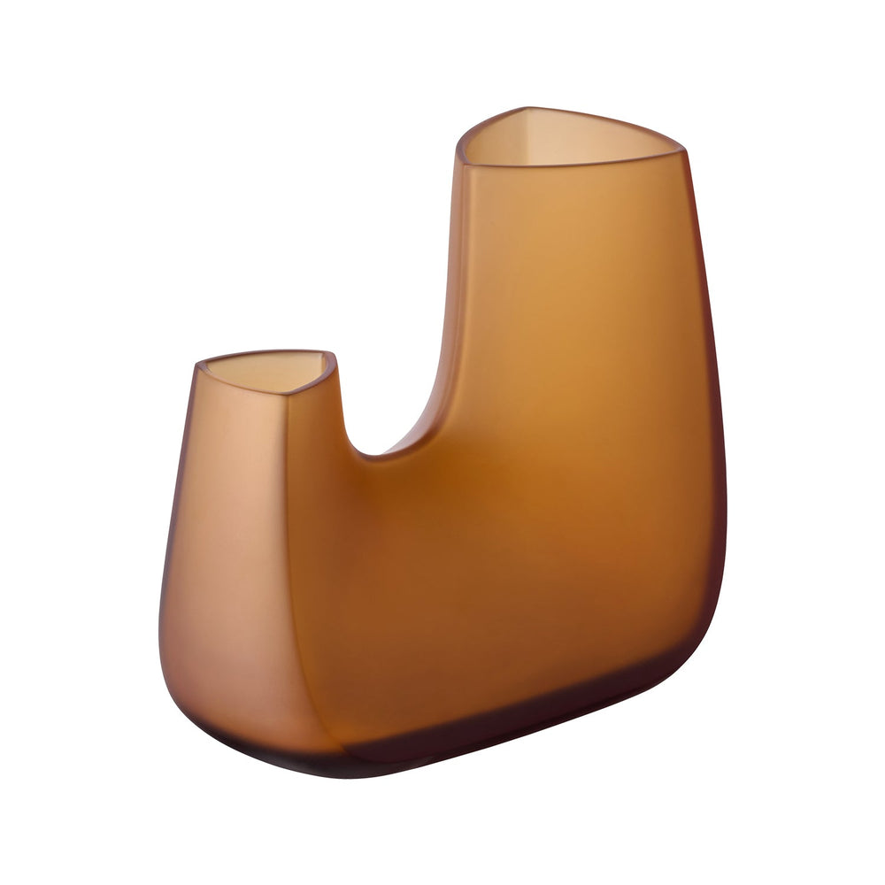 KINTO TRE VASE 200X120X175MM  AMBER 1