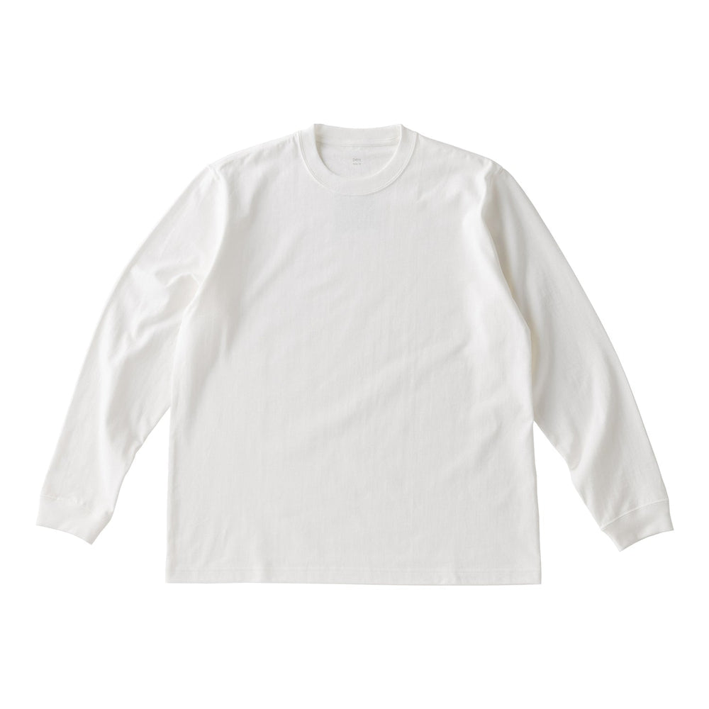 KINTO FUTO CUT AND SEW LONG SLEEVE TCO_ M  WHITE