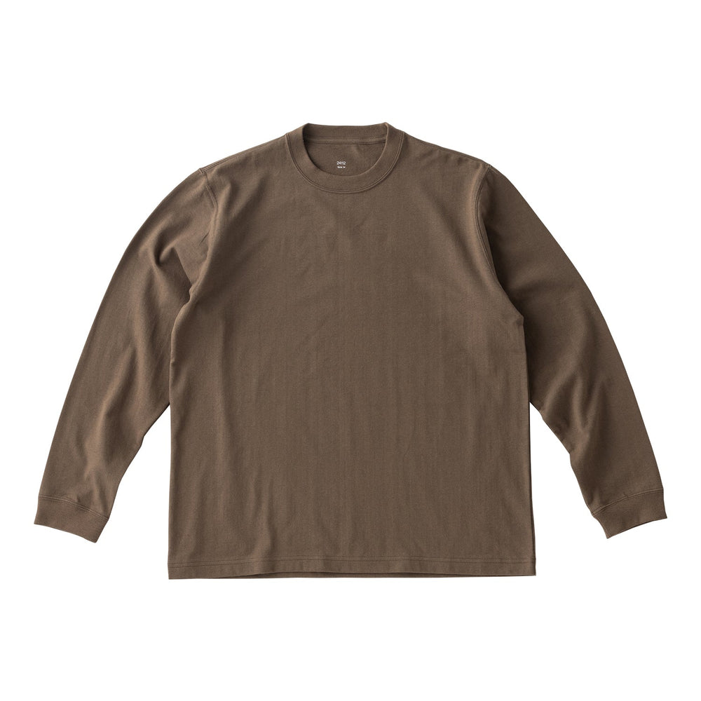 KINTO FUTO CUT AND SEW LONG SLEEVE TCO_ M  BROWN 5