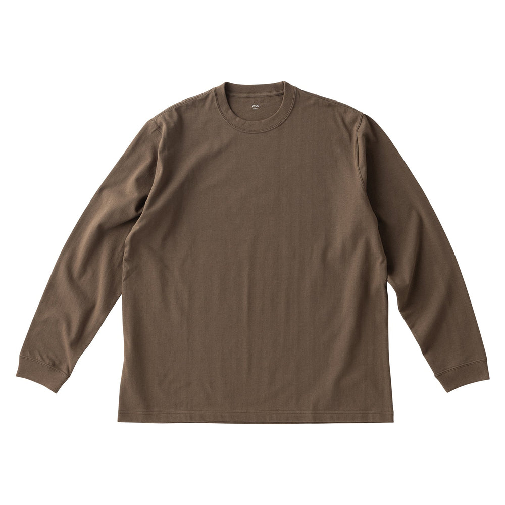 KINTO FUTO CUT AND SEW LONG SLEEVE TCO_ L  BROWN 5
