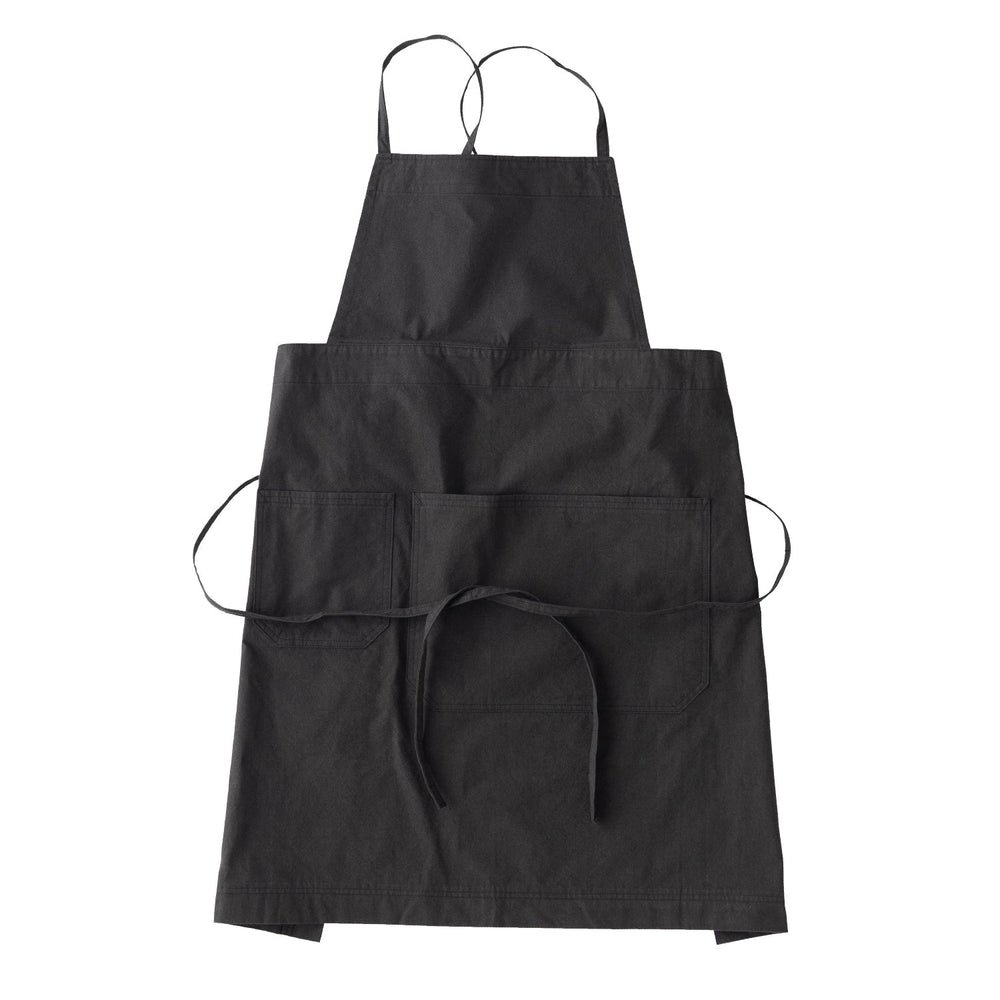 KINTO FUTO FULL APRON SCO  BLACK KHAKI 6