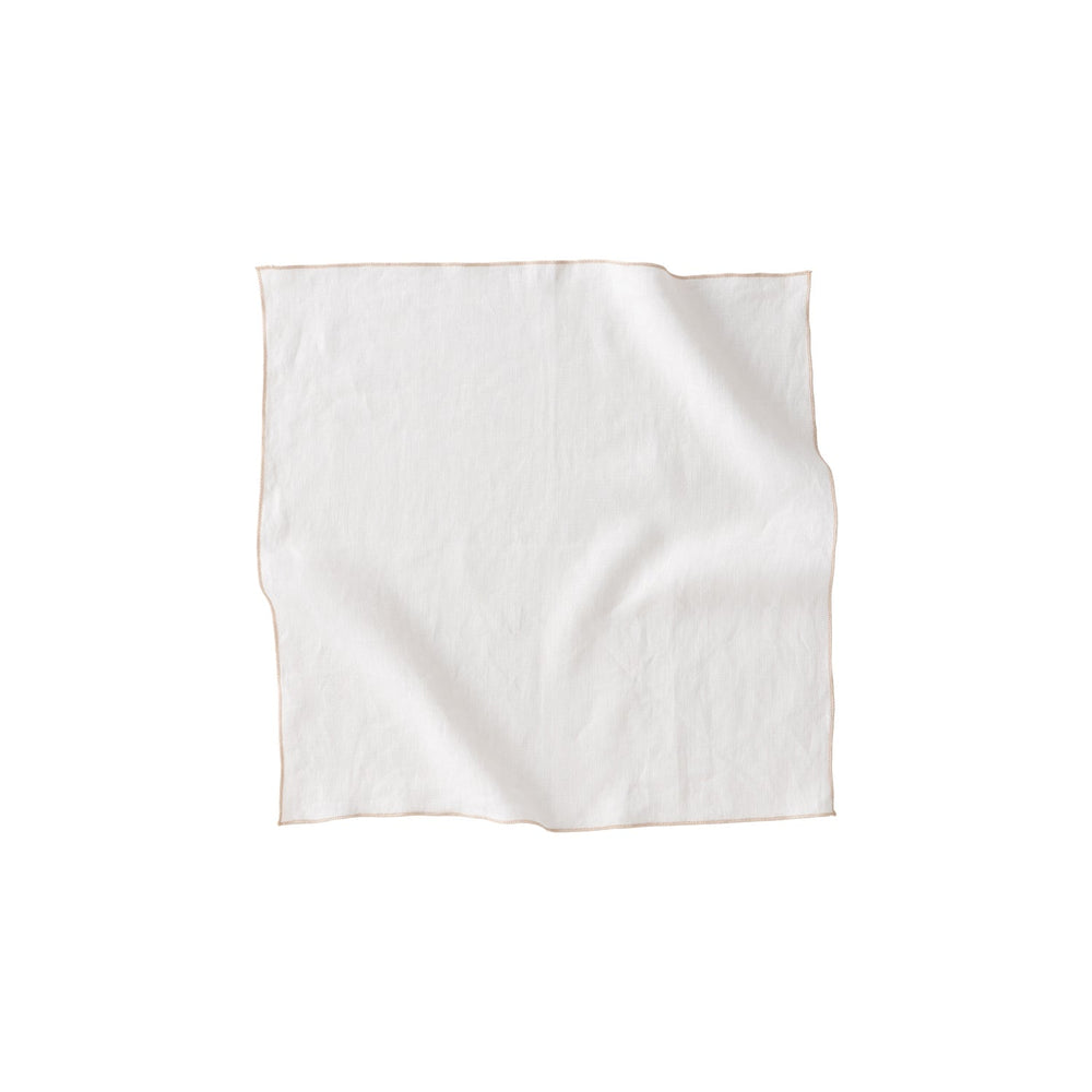KINTO FUTO KITCHEN CLOTH ALI 17.32 × 17.32 IN  WHITE