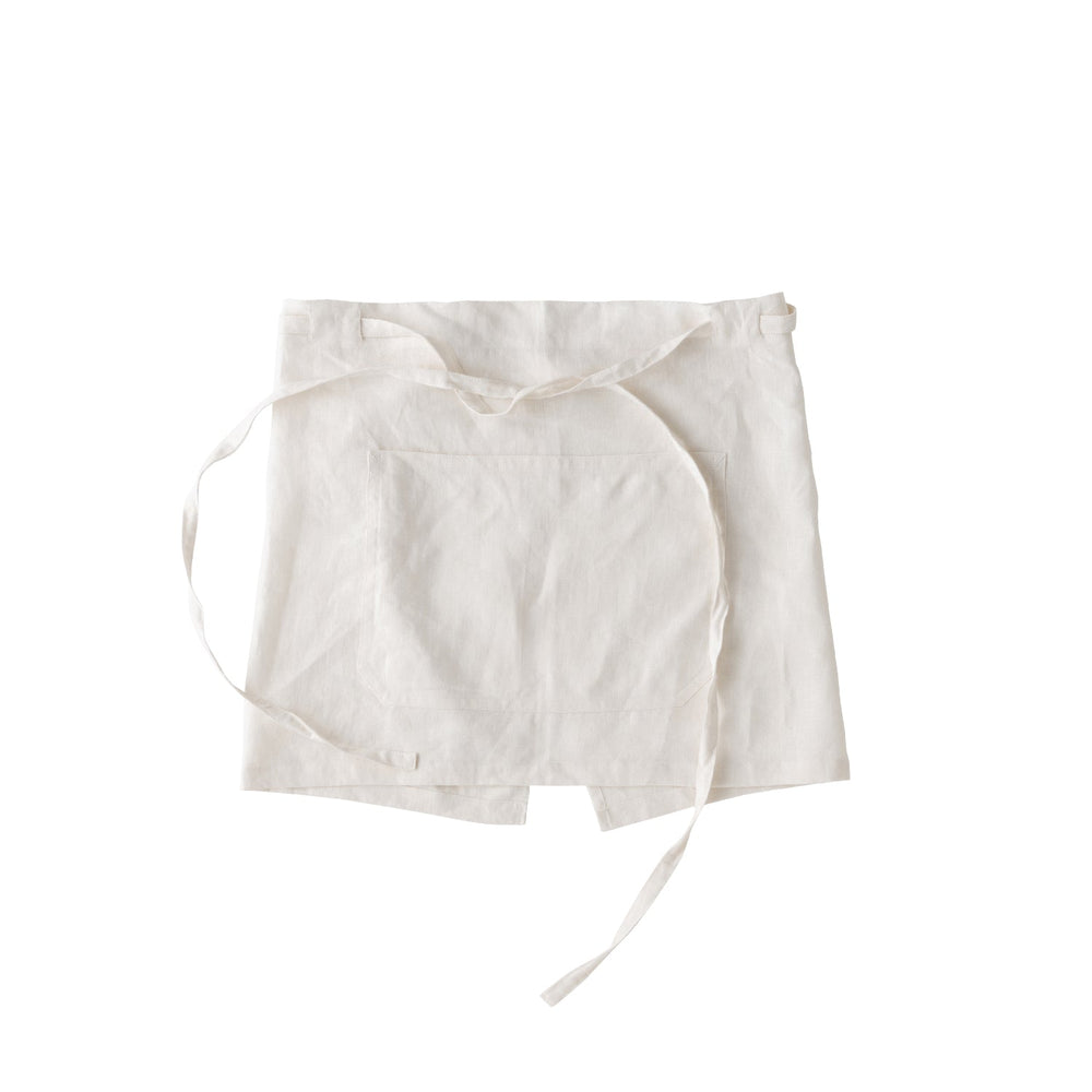 KINTO FUTO HALF APRON ALI  WHITE