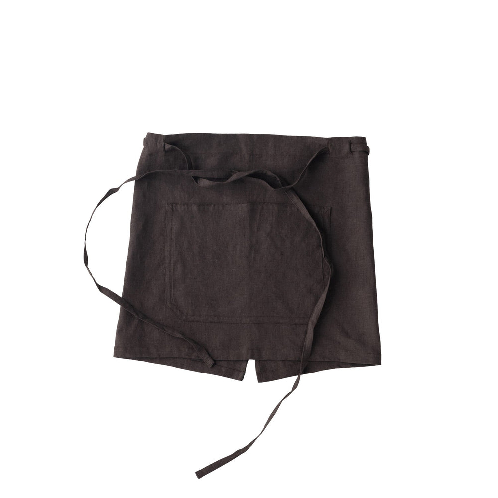 KINTO FUTO HALF APRON ALI  CHARCOAL 6