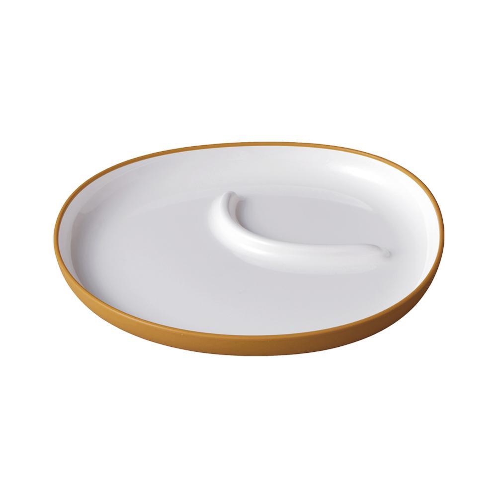 KINTO BONBO PLATE 240X220MM EARTH YELLOW THUMBNAIL 0