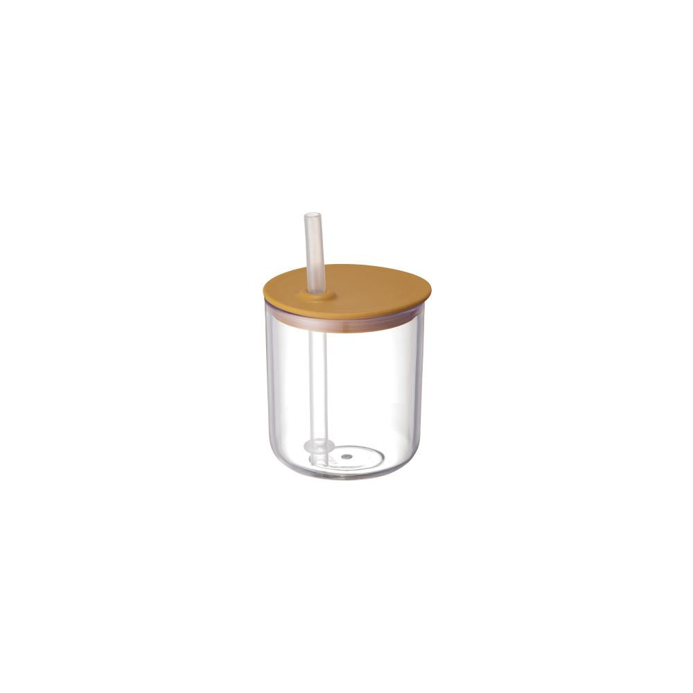 KINTO BONBO STRAW CUP 200ML EARTH YELLOW THUMBNAIL 0