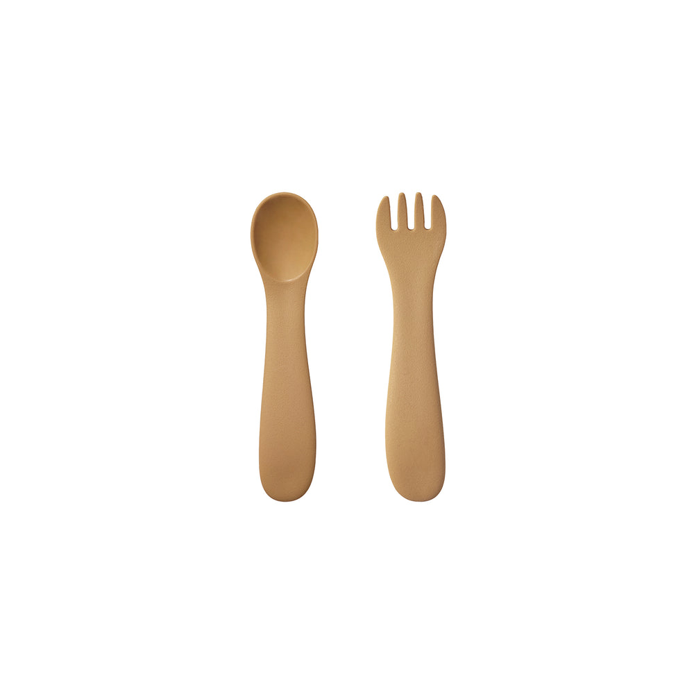 KINTO BONBO SPOON & FORK EARTH YELLOW THUMBNAIL 0