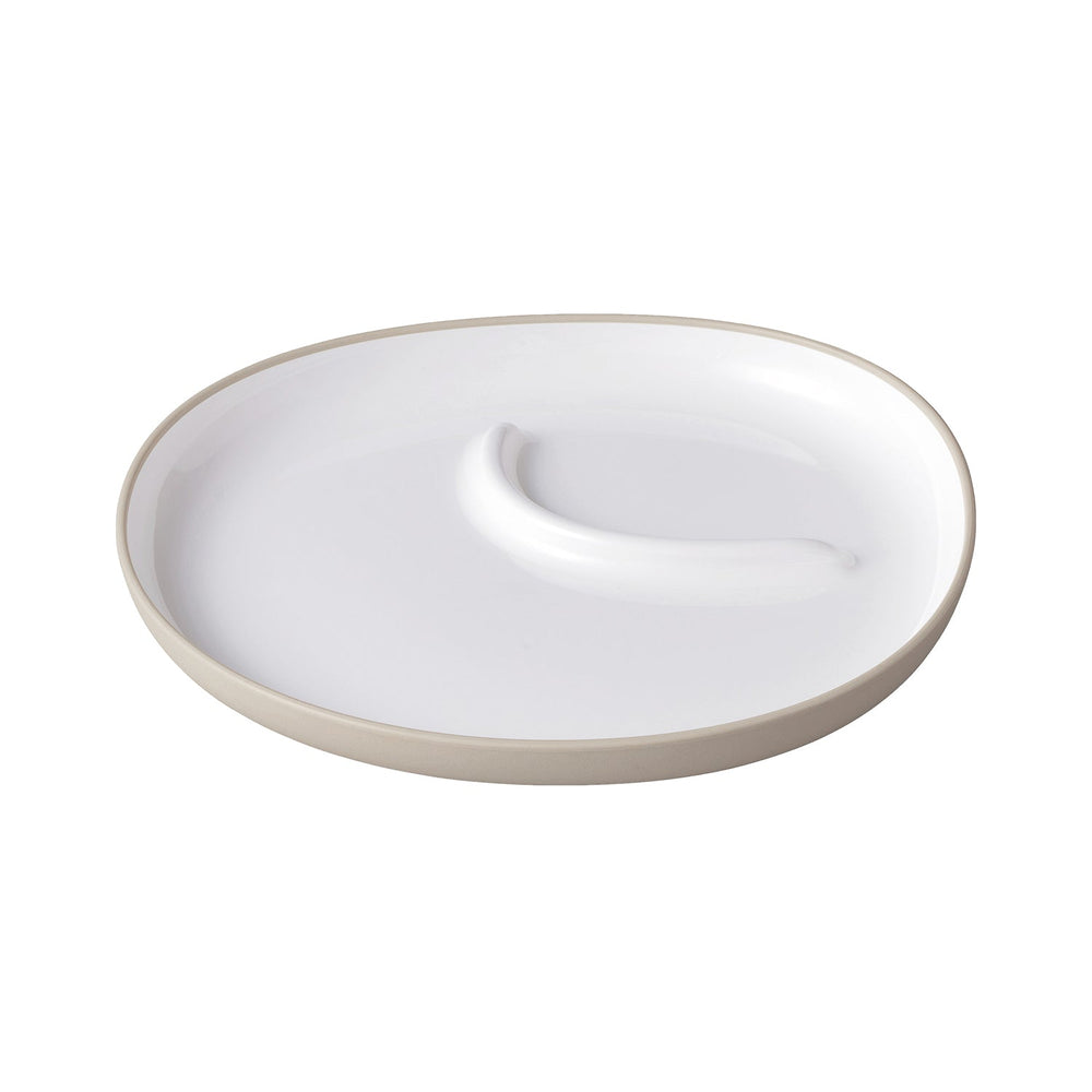 KINTO BONBO PLATE 240X220MM IVORY THUMBNAIL 0