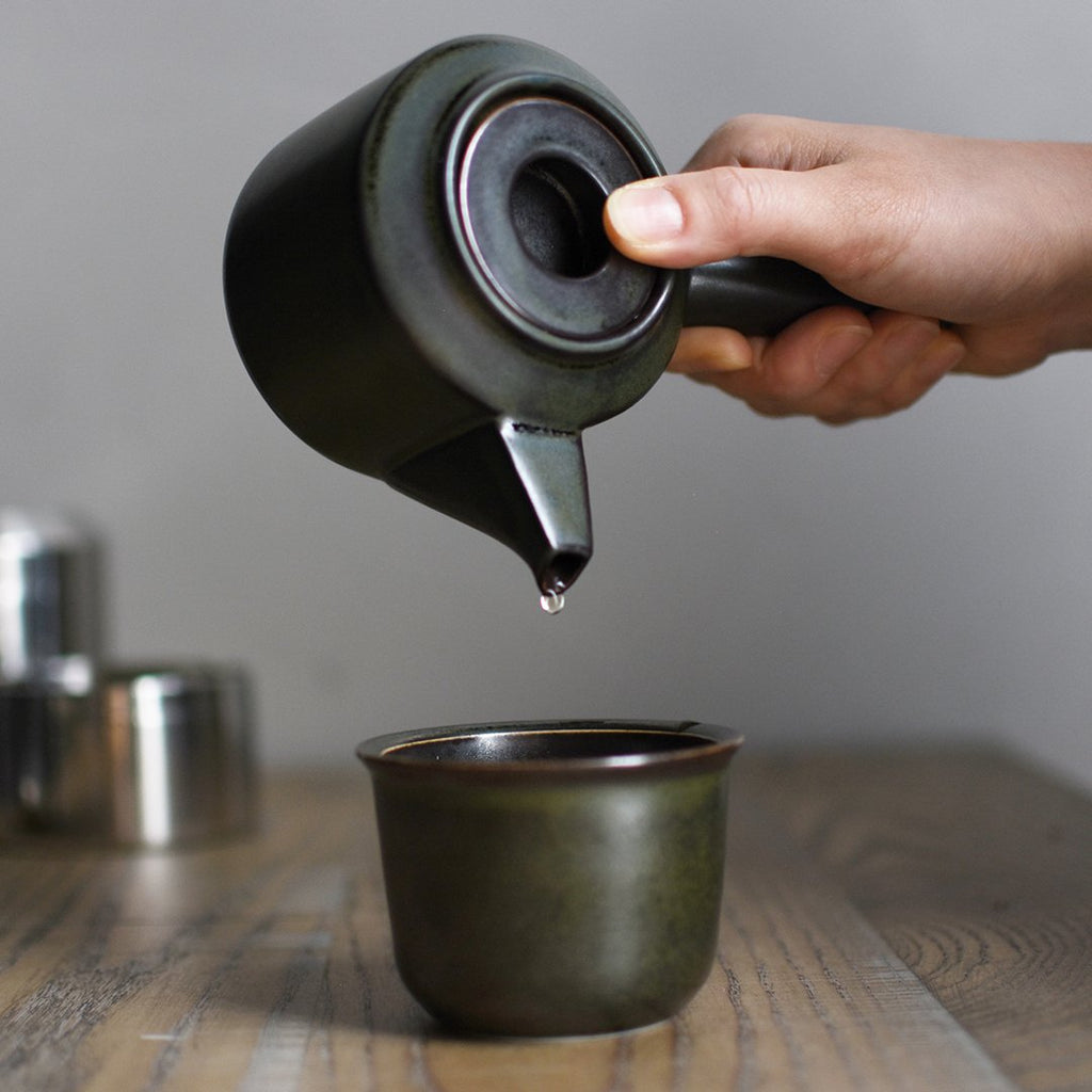 KINTO LT KYUSU TEAPOT 300ML / 10OZ  BLACK 4