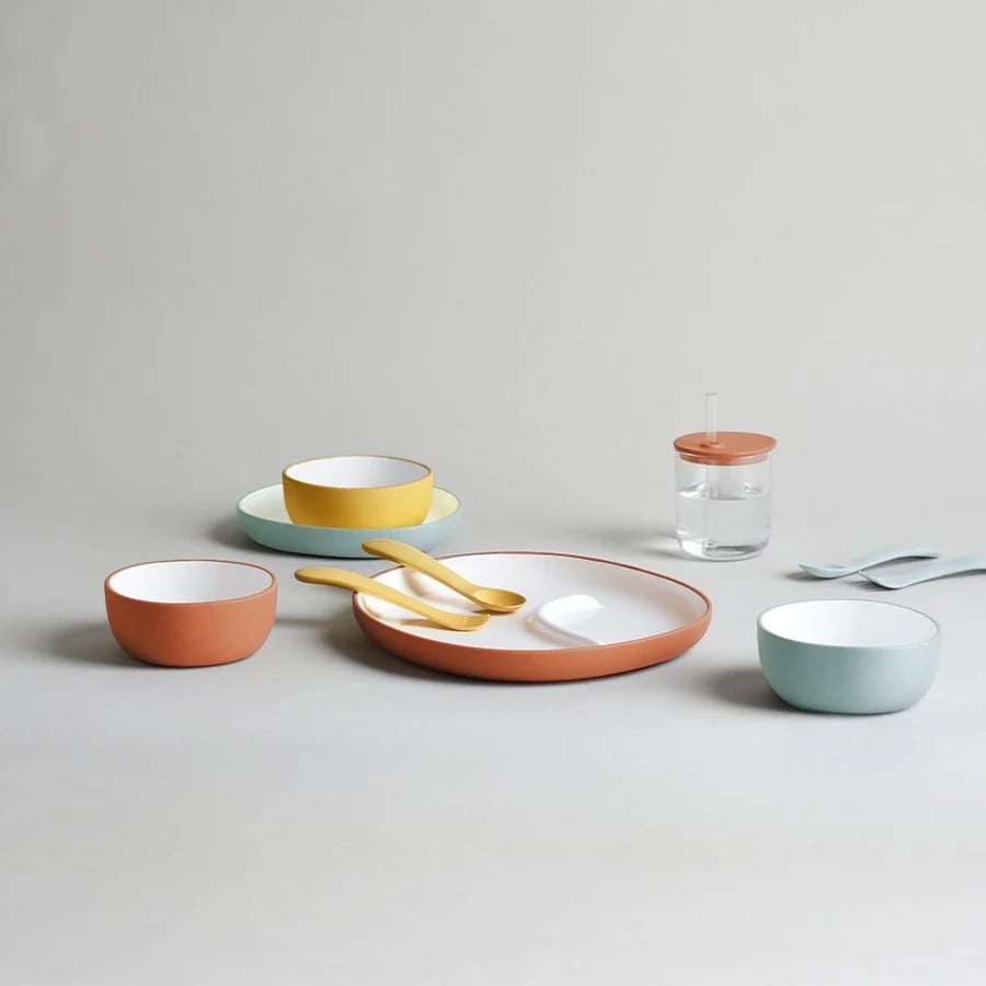 KINTO BONBO PLATE 170X160MM  EARTH ORANGE 5