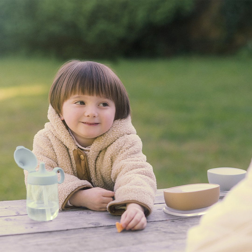 KINTO BONBO STRAW MUG 260ML  BLUE GRAY 1