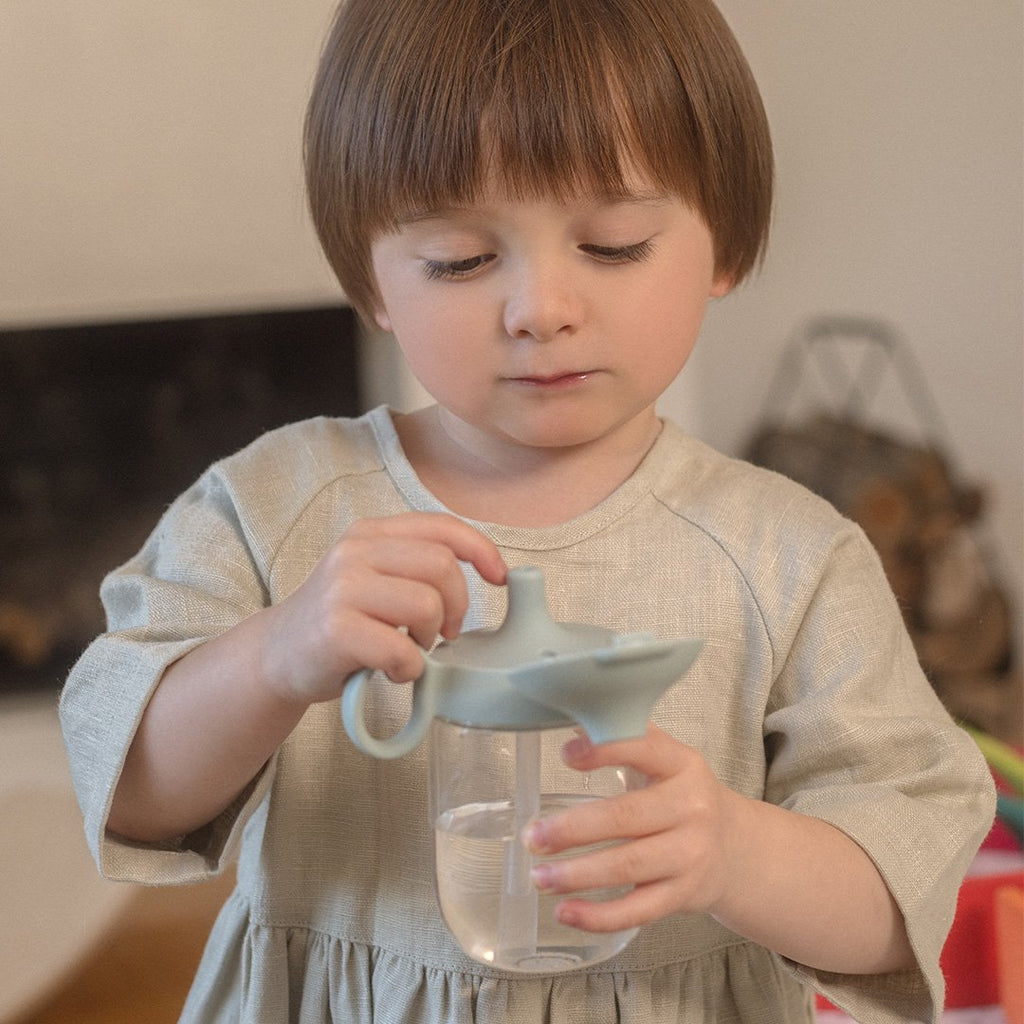 KINTO BONBO STRAW MUG 260ML  BLUE GRAY 2