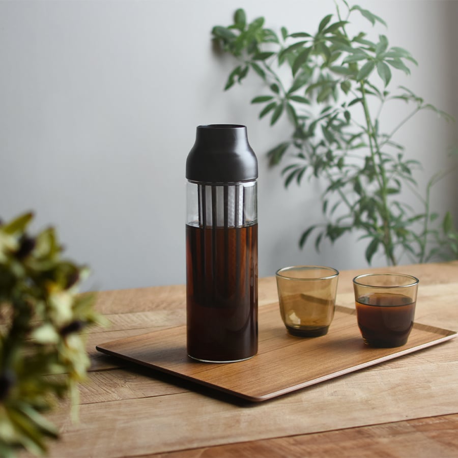 KINTO CAPSULE COLD BREW CARAFE 1L / 34OZ  DARK BROWN 3