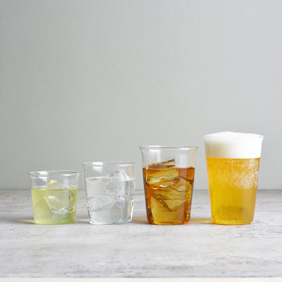 KINTO CAST WATER GLASS 250ML / 8OZ CLEAR 1