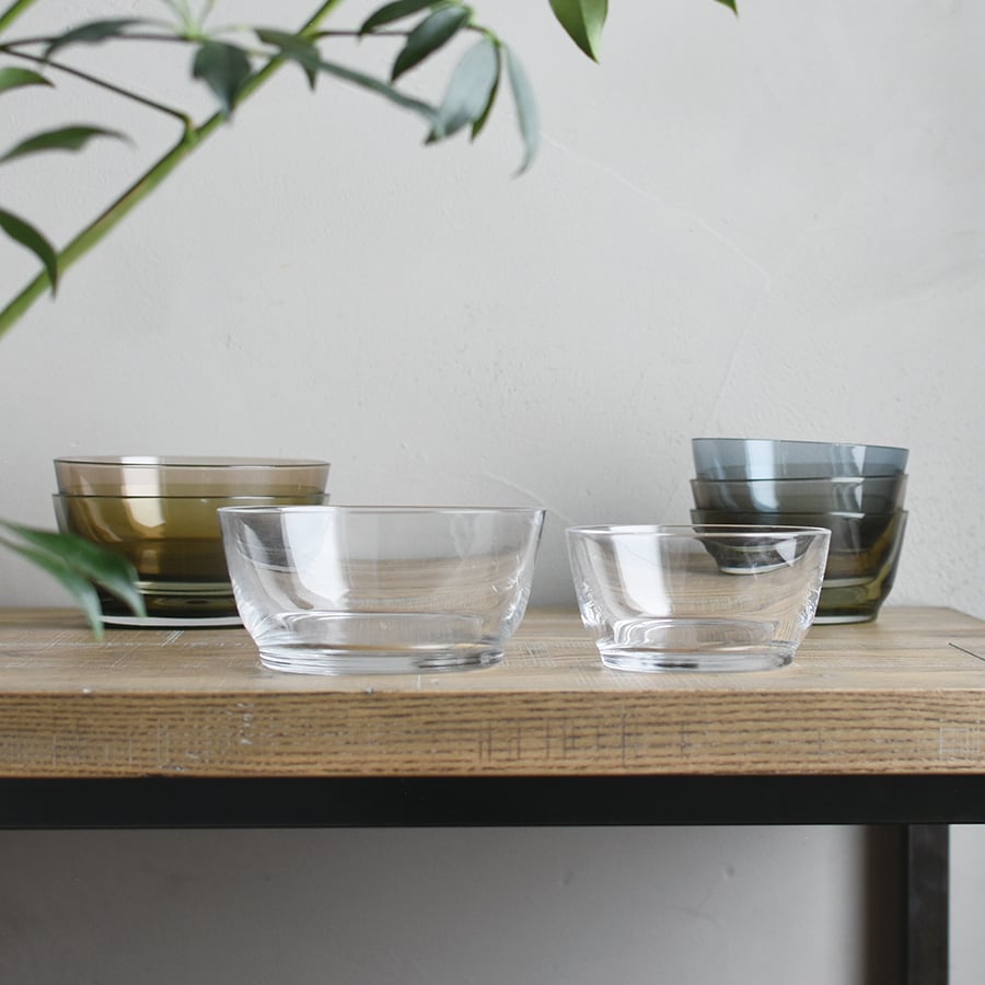KINTO HIBI BOWL 100MM / 8OZ  CLEAR 1