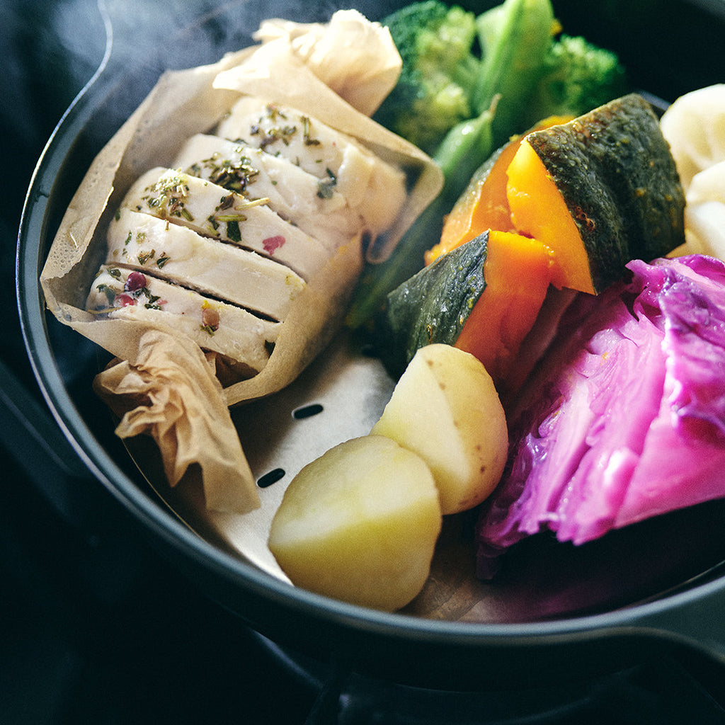 KINTO KAKOMI STEAM PLATE 230MM  NO-COLOR 2