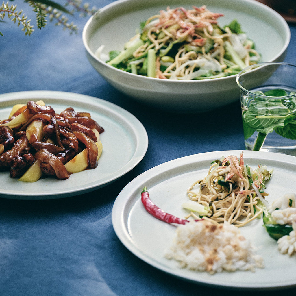 KINTO LIN PLATE 260MM / 10.2IN  EARTH GREY 3