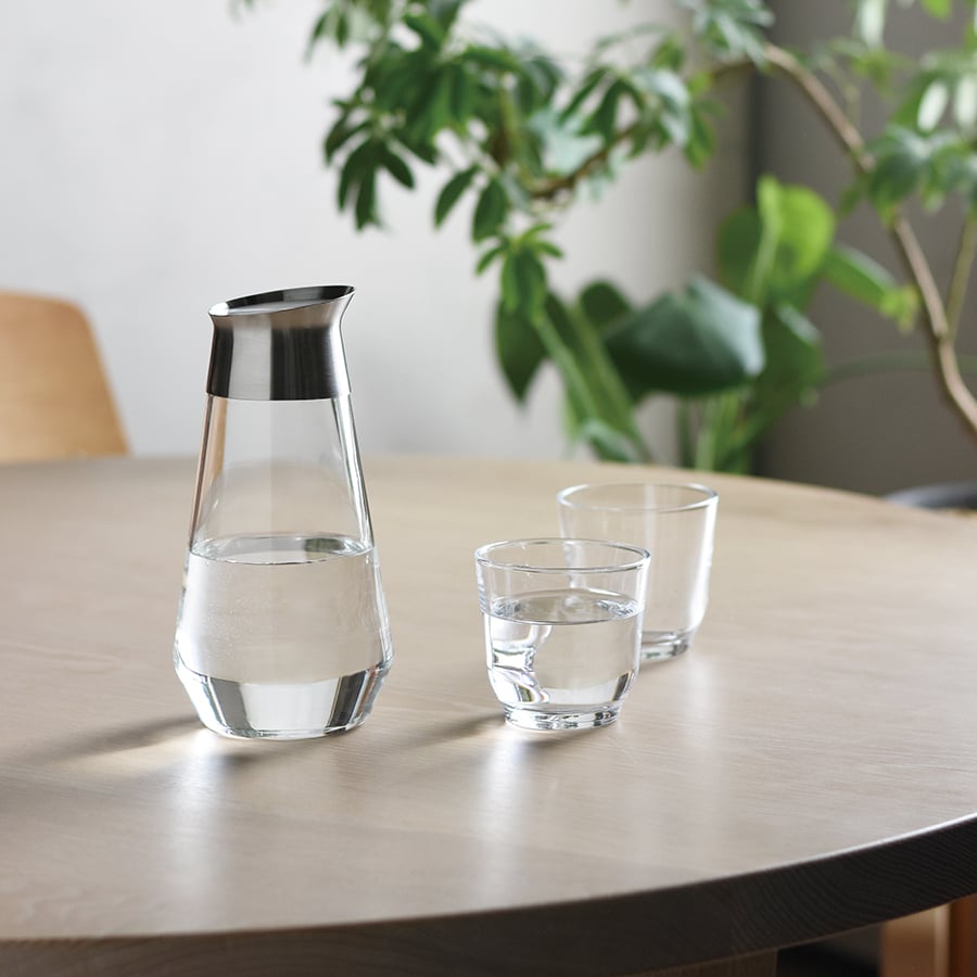 KINTO LUCE WATER CARAFE 1L / 34OZ  CLEAR 2