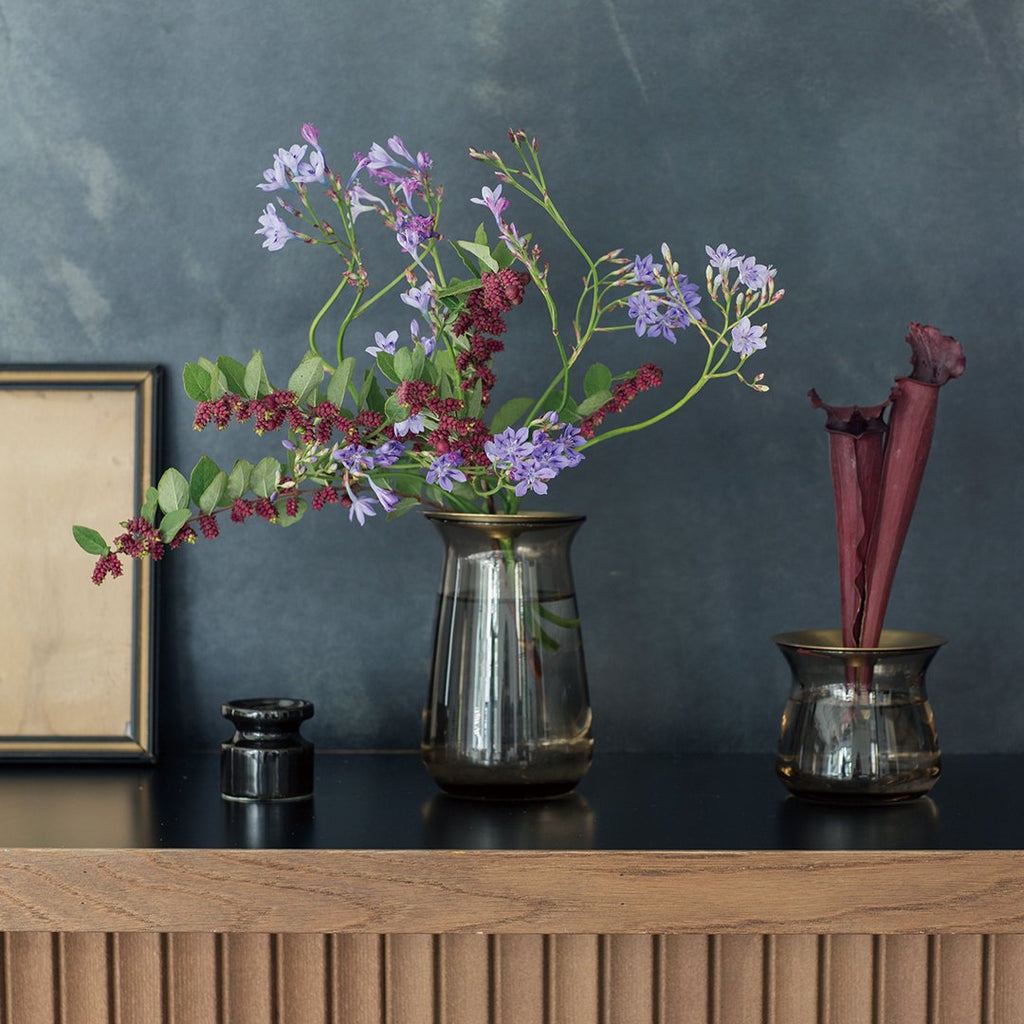 KINTO LUNA VASE 80X70MM  BROWN 7