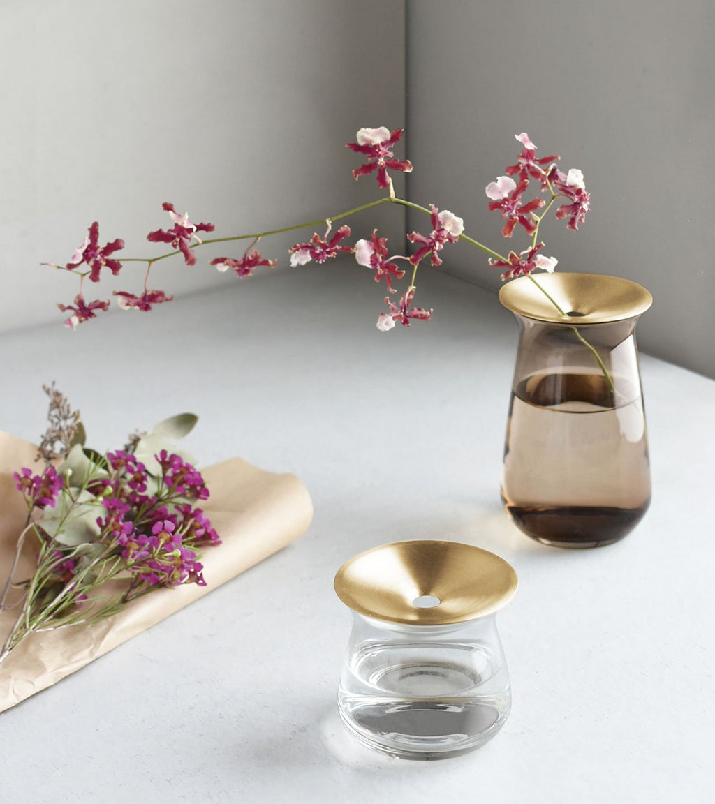 KINTO LUNA VASE 80X70MM  CLEAR 2