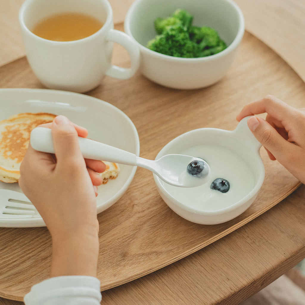 KINTO NEST SPOON & FORK  WHITE 2