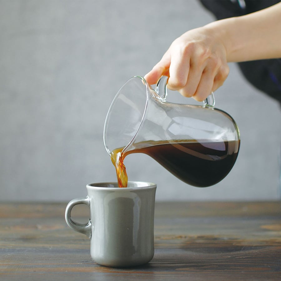 KINTO SCS COFFEE CARAFE SET 300ML STAINLESS STEEL 4