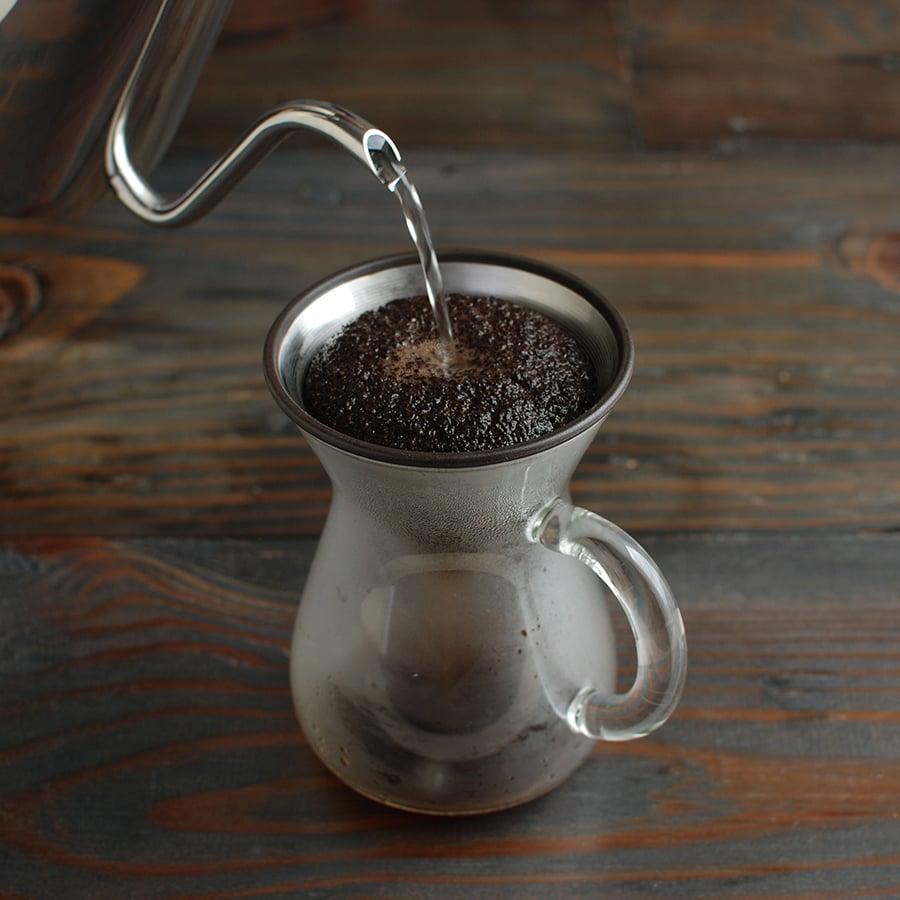 KINTO SCS COFFEE CARAFE SET 300ML STAINLESS STEEL 1