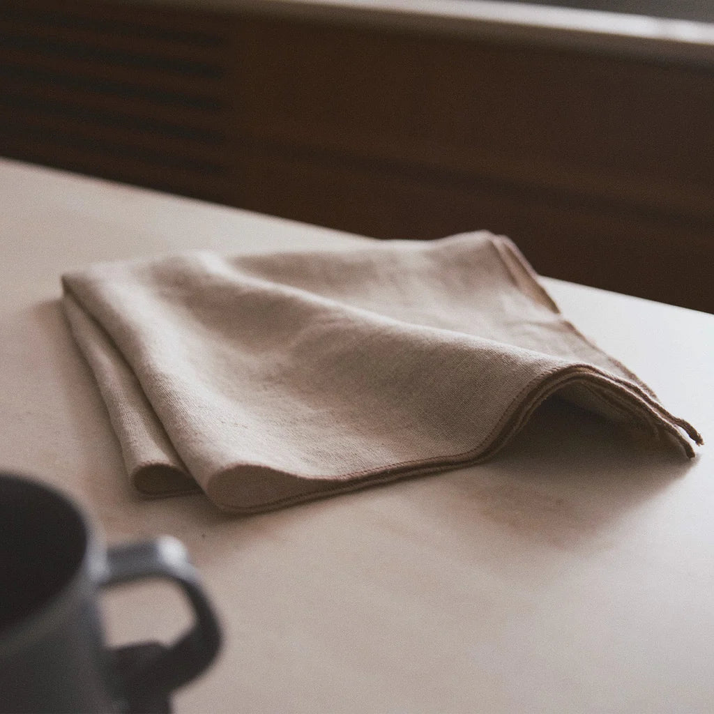 KINTO FUTO KITCHEN CLOTH ALI 17.32 × 17.32 IN  WHITE 2
