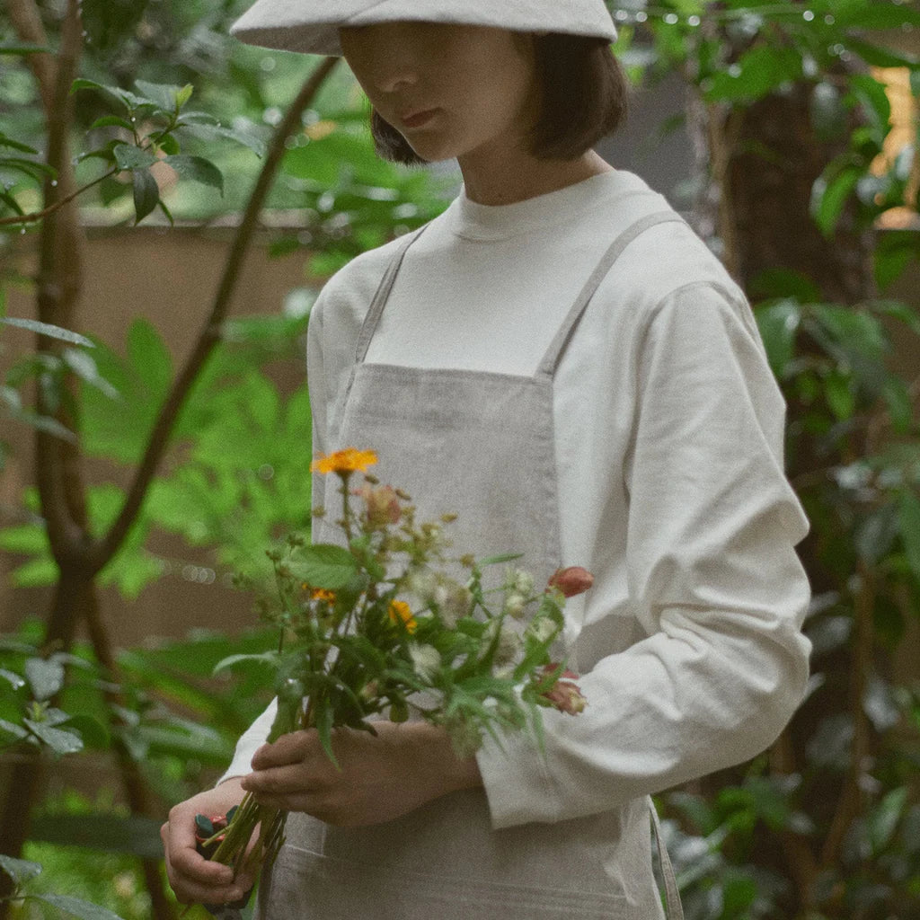 KINTO FUTO CUT AND SEW LONG SLEEVE TCO_ L  WHITE 3