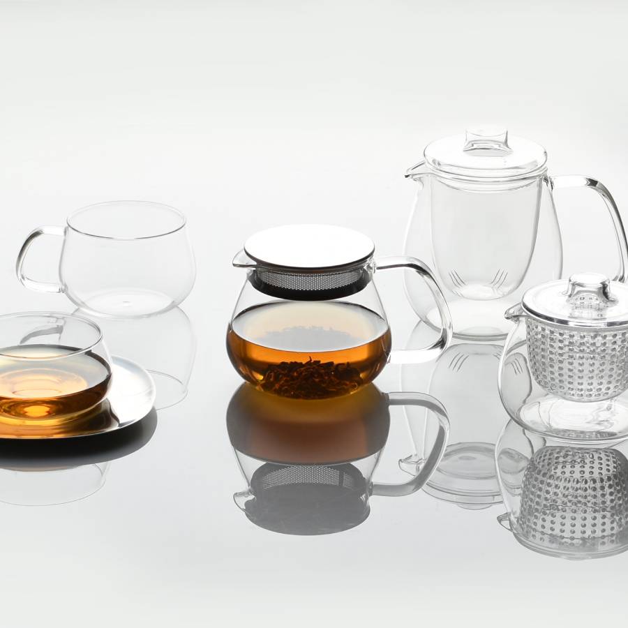 KINTO UNITEA CUP & SAUCER 230ML / 8OZ STAINLESS STEEL . 2