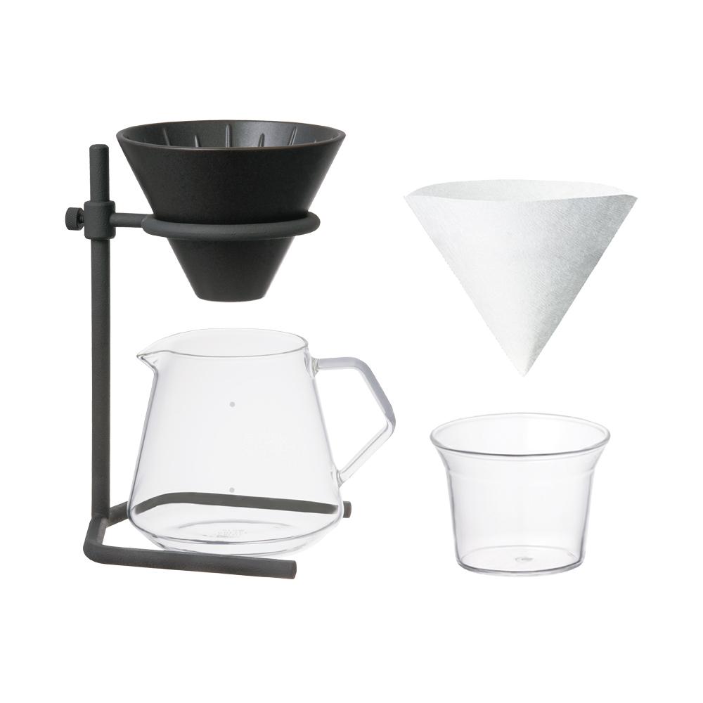 KINTO SCS-S04 BREWER STAND SET 4CUPS BLACK-NO-COLOR