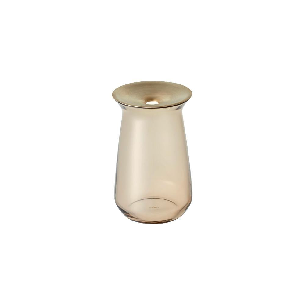 KINTO LUNA VASE 80X130MM  BROWN 3