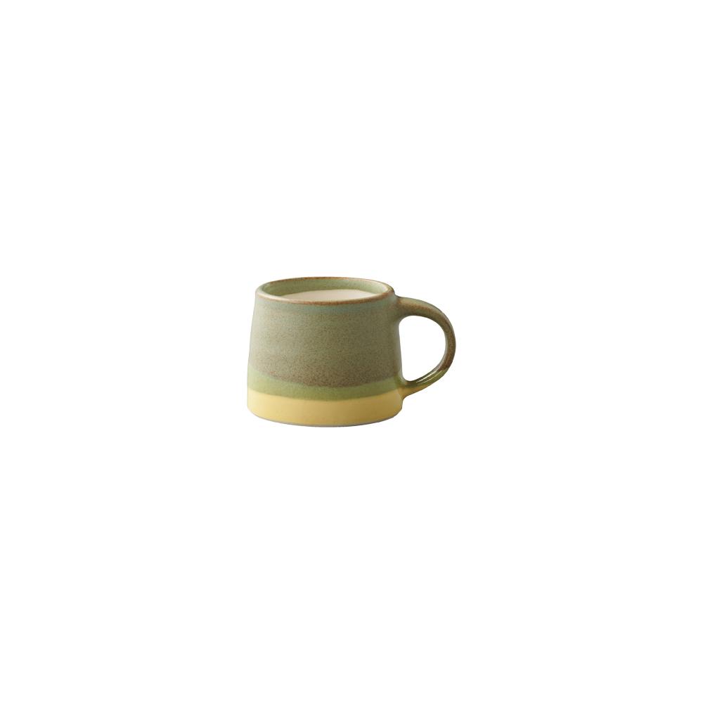 KINTO SCS-S03 MUG 110ML / 4OZ  MOSS GREEN X YELLOW 2