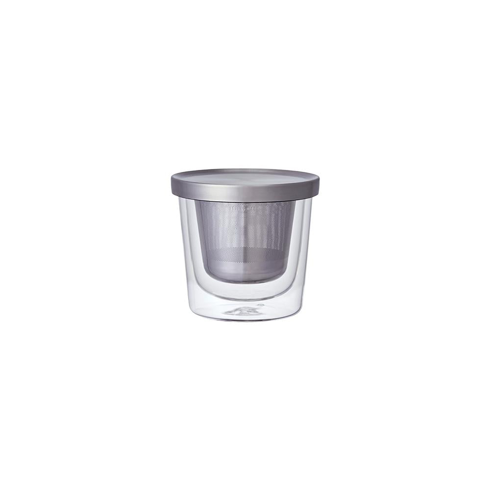 KINTO LT CUP WITH STRAINER 260ML WHITE-NO-COLOR