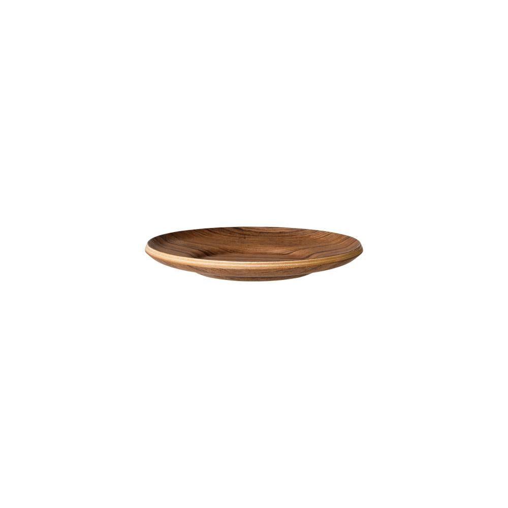 KINTO SEPIA NONSLIP SAUCER 130MM / 5IN TEAK