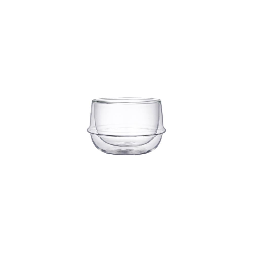 KINTO KRONOS DOUBLE WALL TEA CUP 200ML / 7OZ CLEAR