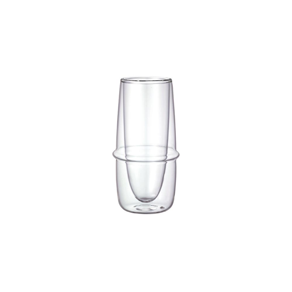 KINTO KRONOS DOUBLE WALL CHAMPAGNE GLASS 160ML / 5OZ CLEAR