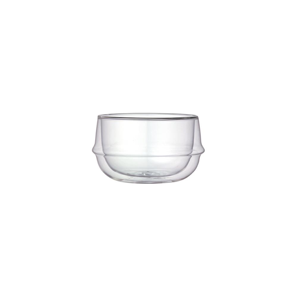 KINTO KRONOS DOUBLE WALL SOUP BOWL 330ML / 11OZ CLEAR