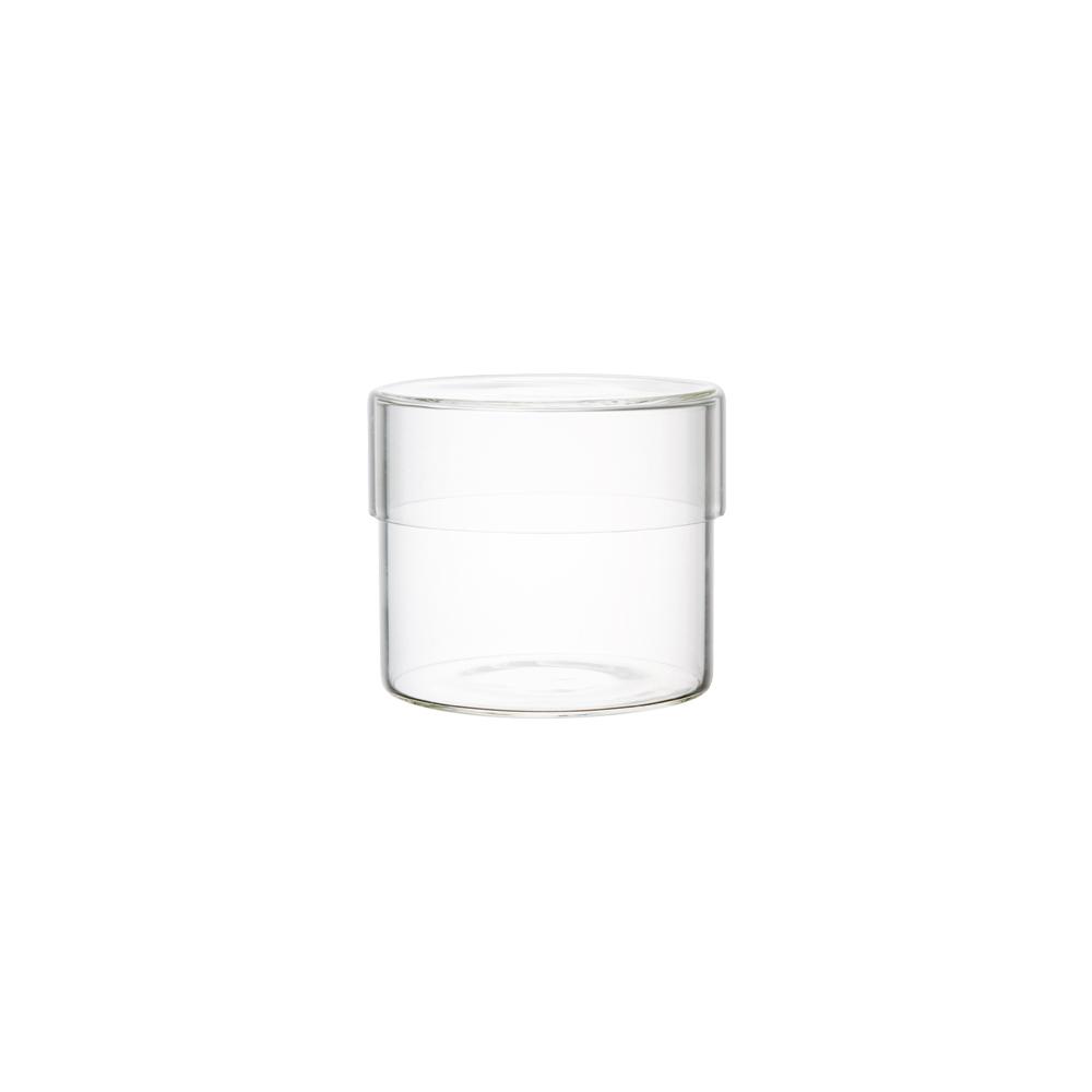 KINTO SCHALE GLASS CASE 100X85MM / 4X3IN CLEAR