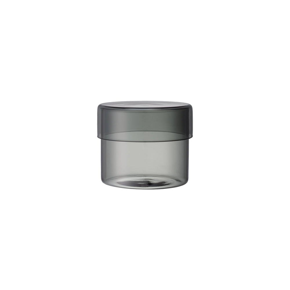 KINTO SCHALE GLASS CASE 100X85MM SMOKE