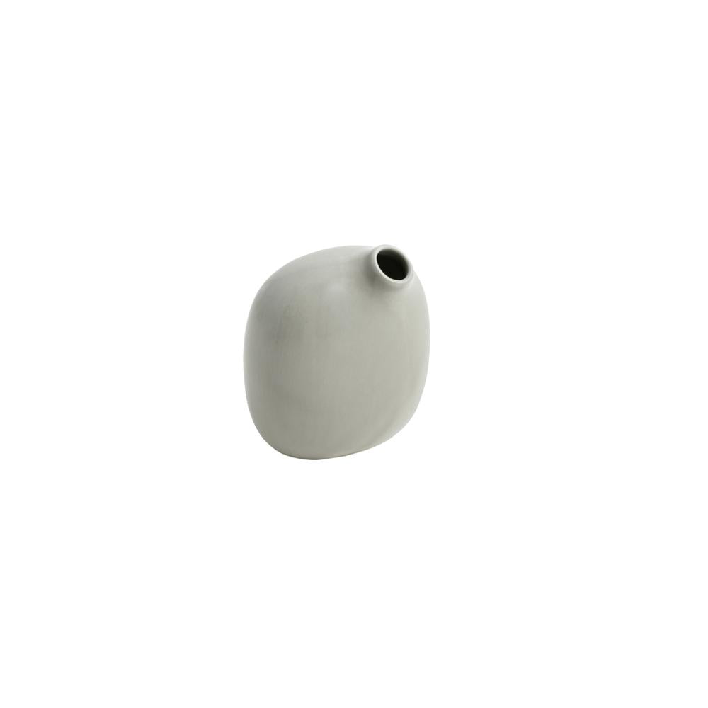 KINTO SACCO VASE PORCELAIN 02  GRAY 3