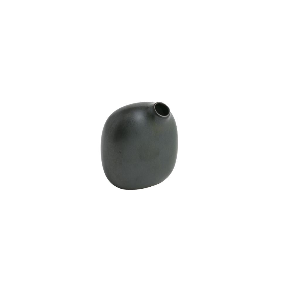 KINTO SACCO VASE PORCELAIN 02  BLACK 6