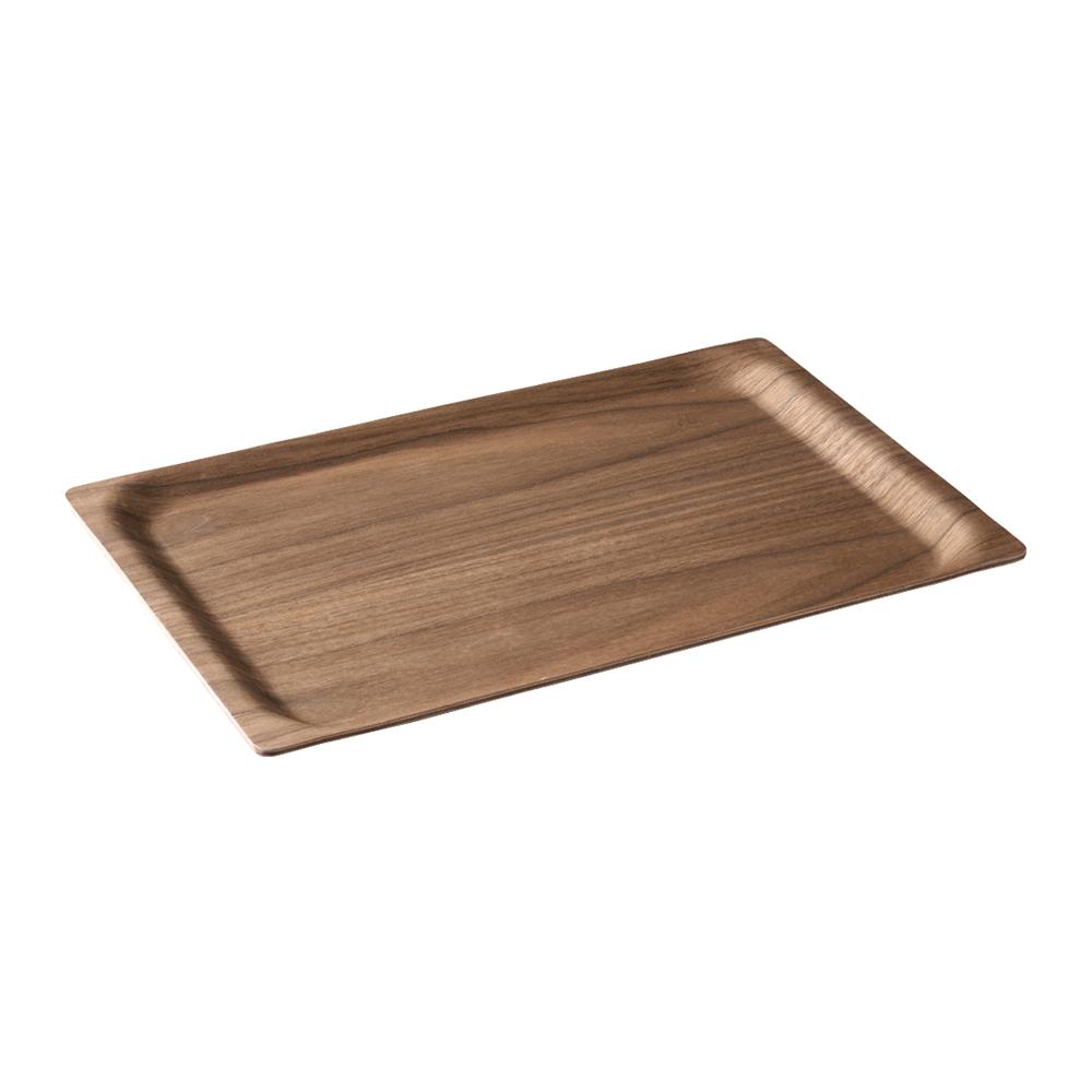 KINTO SCS TRAY 415X265MM / 17X11IN WALNUT WALNUT